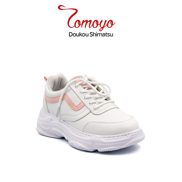  Giày Sneaker Nữ Đế Cao 7cm Da Microfiber Siêu Nhẹ Tomoyo TMW31608 