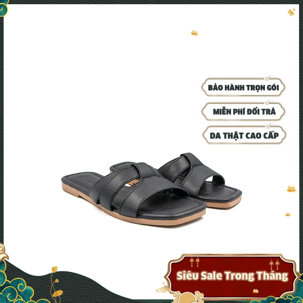  Dép Nữ Quai Ngang Da Micro Tomoyo TMW32001 