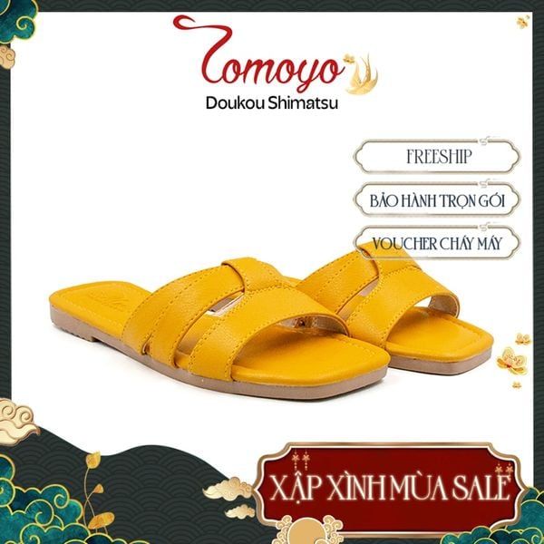  Dép Nữ Quai Ngang Da Micro Tomoyo TMW32003 