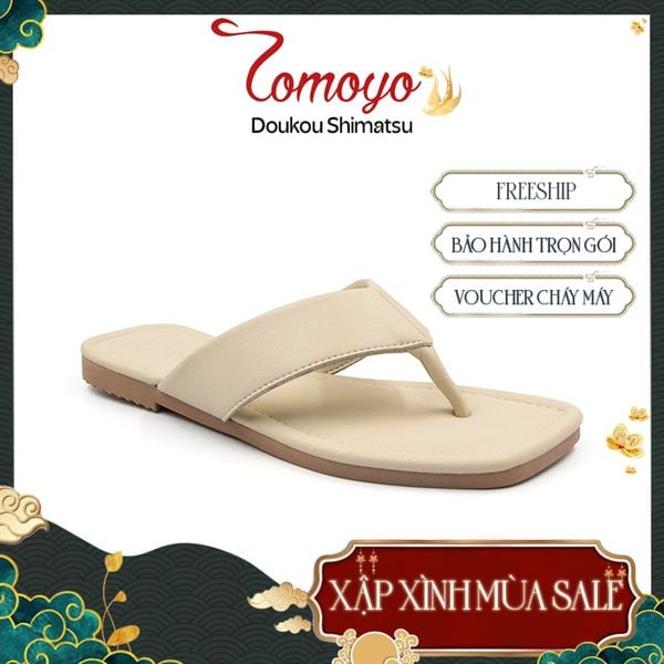  Dép Nữ Xỏ Ngón Xinh Xắn Da Microfiber TMW32509 