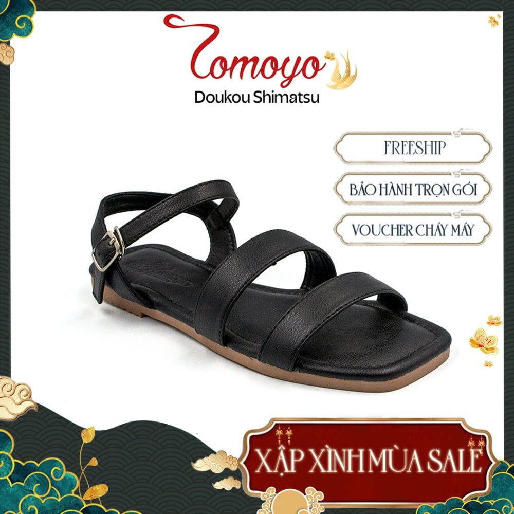  Sandal Nữ Quai Ngang Da Microfiber TMW32601 