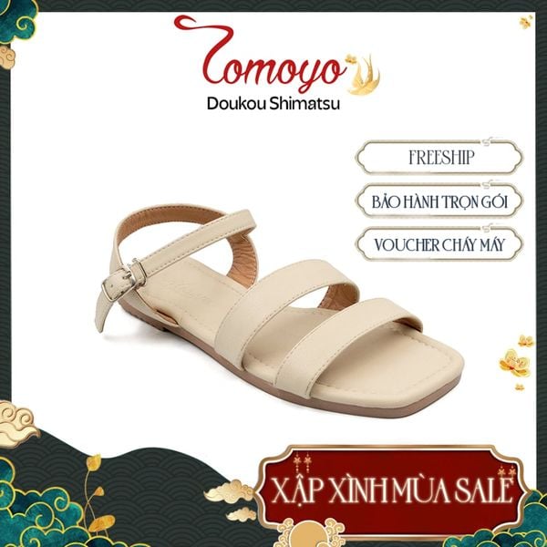  Sandal Dép Nữ Quai Ngang Da Microfiber TMW32609 