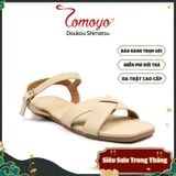  Sandal Dép Nữ Quai Chéo Da Microfiber TMW32709 