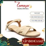  Sandal Dép Nữ Quai Chéo Da Microfiber TMW32709 