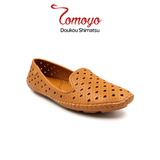  Giày Nữ Búp Bê Da MicroFiber Hoạ Tiết Trái Tim Tomoyo TMW32902 