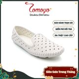  Giày Nữ Búp Bê Da MicroFiber Hoạ Tiết Trái Tim Tomoyo TMW32907 