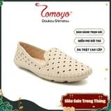  Giày Nữ Búp Bê Da MicroFiber Hoạ Tiết Trái Tim Tomoyo TMW32909 