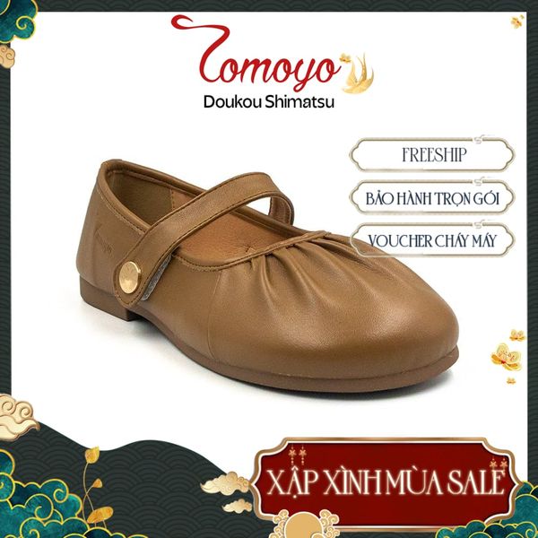  TOMOYO Giày Búp Bê Nữ – Nhẹ Êm, Dịu Dàng Nữ Tính & Dễ Phối Đồ TMW33302 