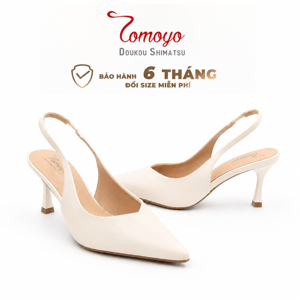  TOMOYO Giày Cao Gót Nữ – Nhẹ Êm, Dịu Dàng Nữ Tính & Dễ Phối Đồ TMW70209 