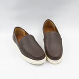  Giày Lười Sneaker Nam Không Dây TOMOYO TMN51002 – Da Thật, Đế Trắng Êm Nhẹ - Slip on Sneaker 