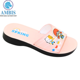  Dép quai ngang bé gái Bita's DEMI.03 (Đỏ + Hồng phấn) 