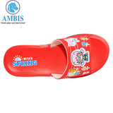  Dép quai ngang bé gái Bita's DEMI.03 (Đỏ + Hồng phấn) 