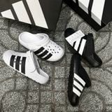  2784 - HÀNG CHÍNH HÃNG - DÉP ADIDAS - SỤC ADILETTE 2.0 - ĐEN SỌC TRẮNG - CODE: JQ8058 