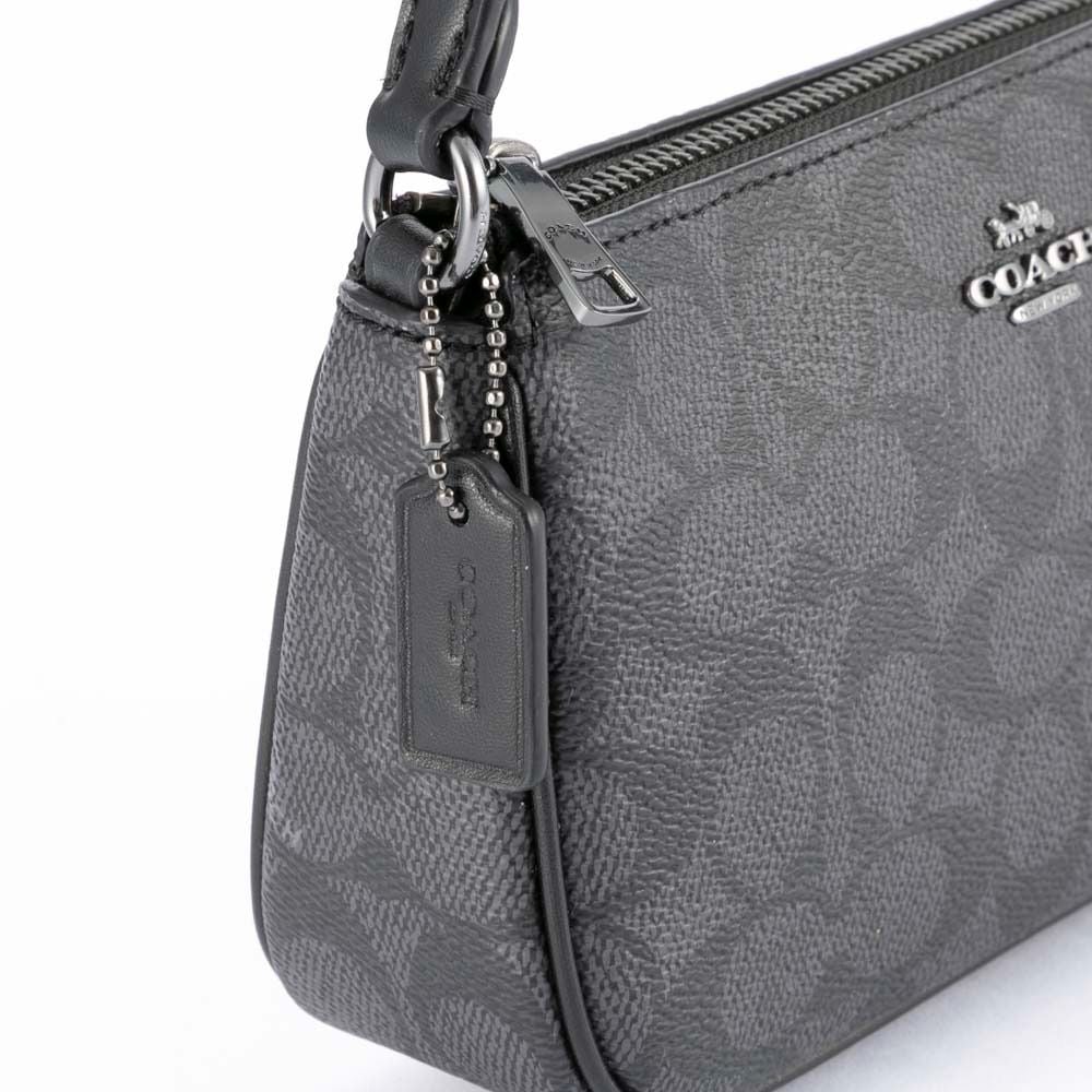  2724 - HÀNG CHÍNH HÃNG - TÚI COACH SHOULDER BAG NOLITA - XÁM ĐEN - CODE: C3308 