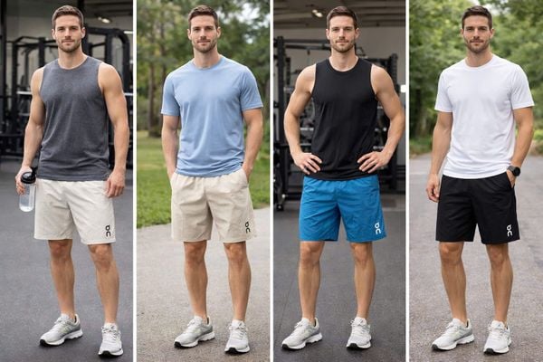 2791 - HÀNG CHÍNH HÃNG - QUẦN SHORT ON RUNNING - BE ĐẬM - PICKELBALL / THỂ THAO 