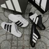  2784 - HÀNG CHÍNH HÃNG - DÉP ADIDAS - SỤC ADILETTE 2.0 - ĐEN SỌC TRẮNG - CODE: JQ8058 