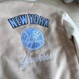  2768 - HÀNG CHÍNH HÃNG - ÁO KHOÁC NEW ERA - VARSITY -  NY Yankees - Be - Code: 13782614 
