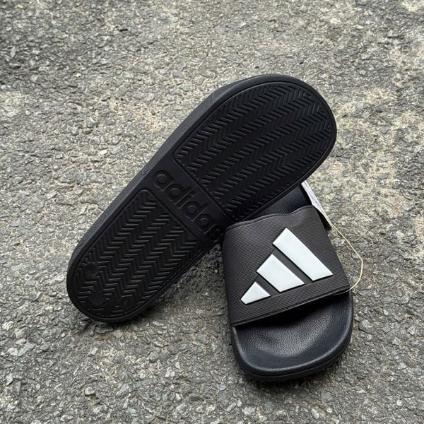  2767 - HÀNG CHÍNH HÃNG - DÉP ADIDAS LITE SS26 - CORE BLACK - CODE JS3565 