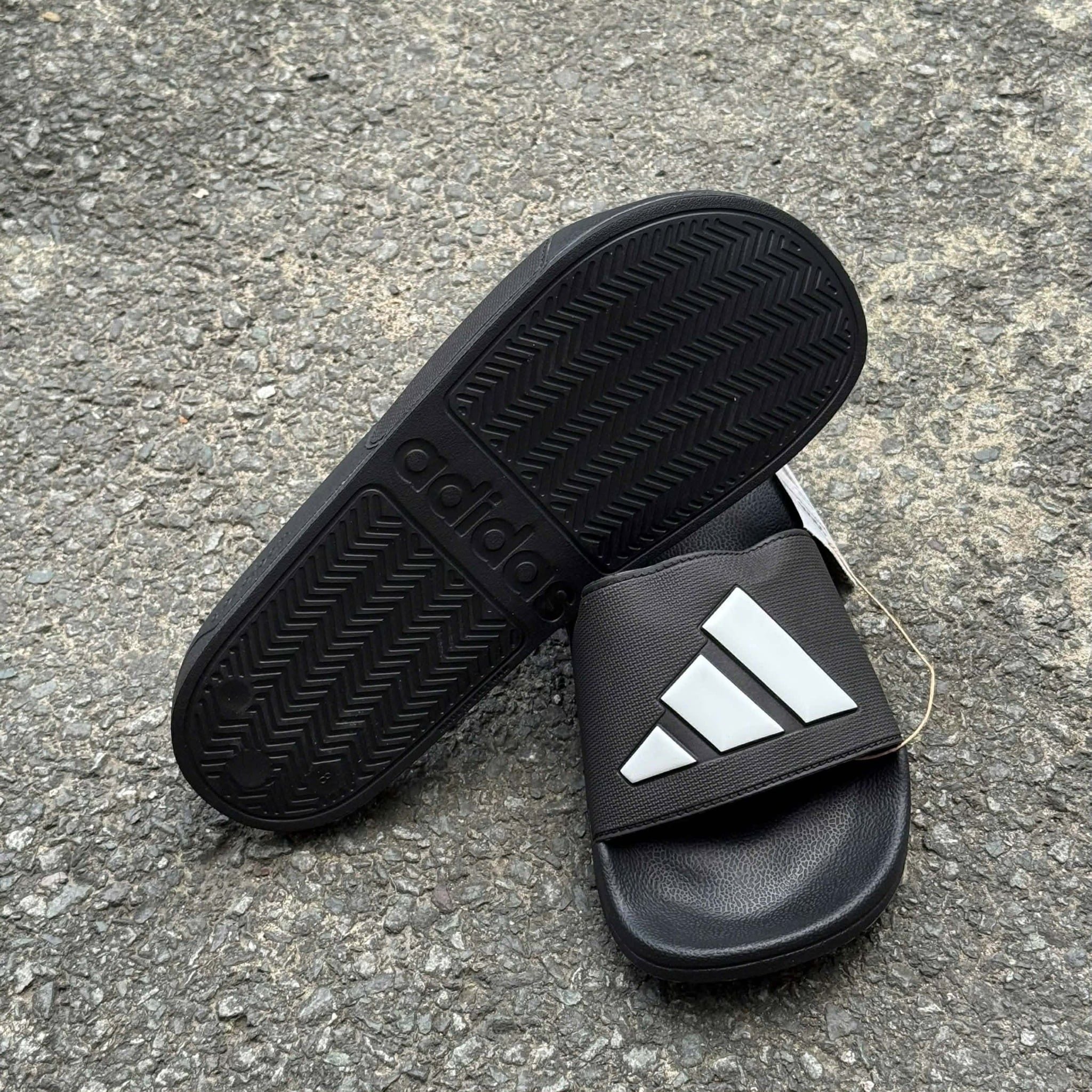  2767 - HÀNG CHÍNH HÃNG - DÉP ADIDAS LITE SS26 - CORE BLACK - CODE JS3565 