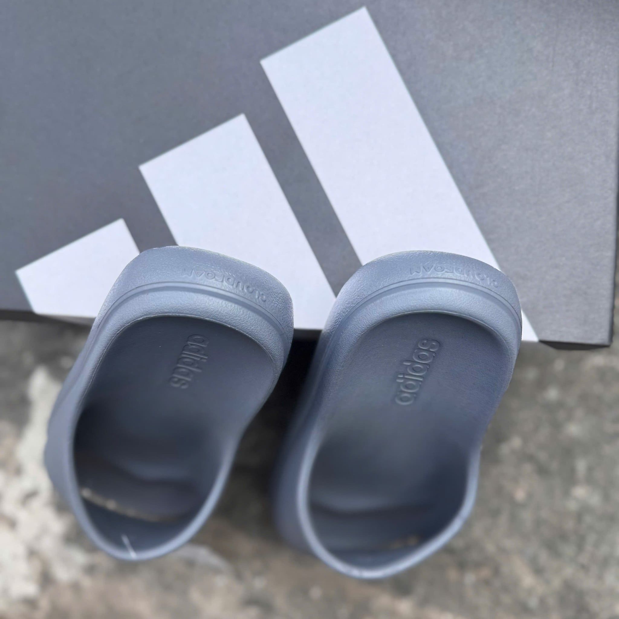  2781 - HÀNG CHÍNH HÃNG - DÉP ADIDAS LUMIA - XÁM - CODE: JQ0791 