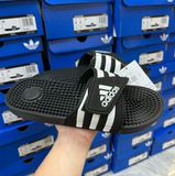  2793- HÀNG CHÍNH HÃNG - DÉP ADIDAS ADISSAGE- BLACK - CODE ;  F35580 