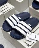  2760 - HÀNG CHÍNH HÃNG - DÉP ADIDAS FLOW - NAVY SỌC TRẮNG 