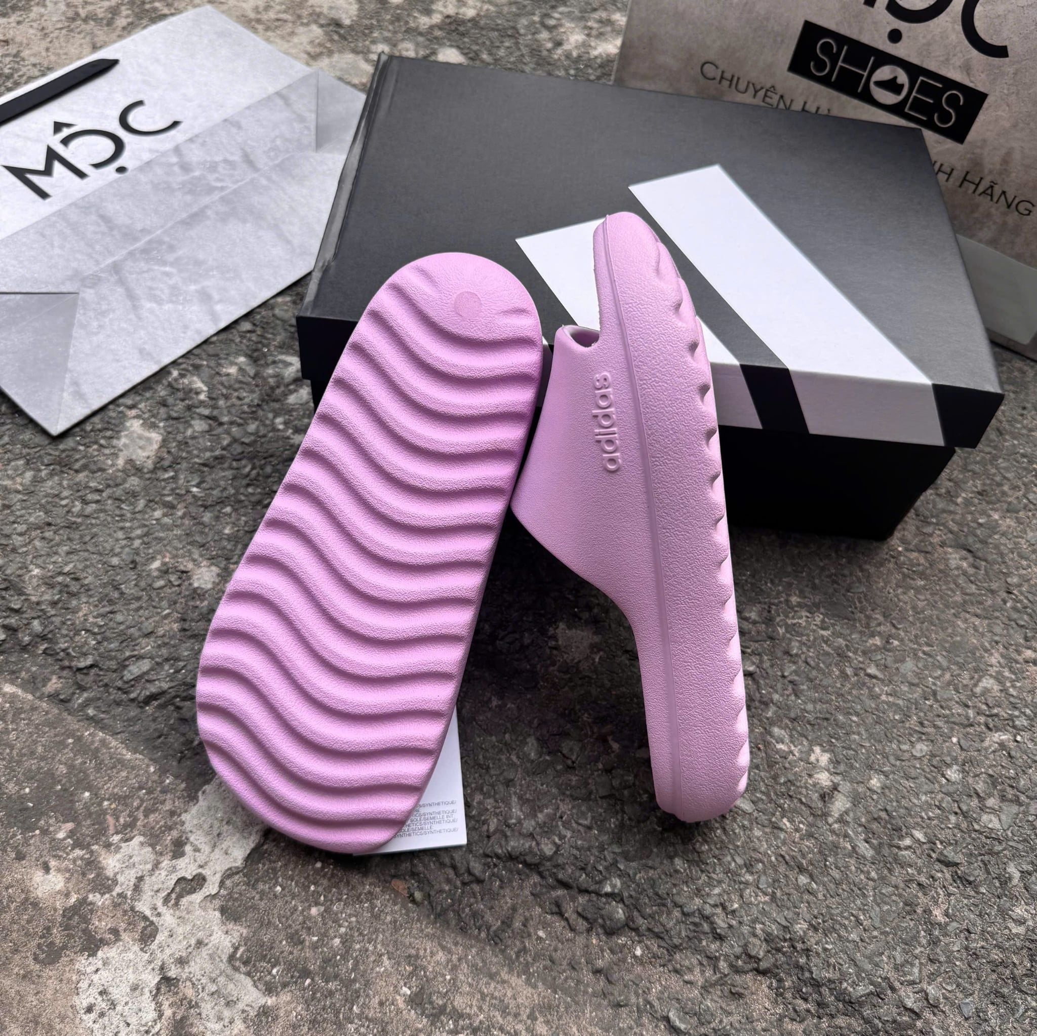  2783- HÀNG CHÍNH HÃNG - DÉP ADIDAS LUMIA - HỒNG - CODE: JS3574 