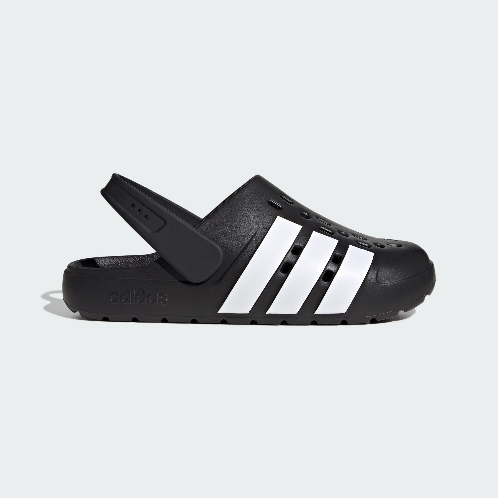  2778 - HÀNG CHÍNH HÃNG - DÉP ADIDAS - SỤC ADILETTE 2.0 - ĐEN SỌC TRẮNG - CODE: JQ8058 