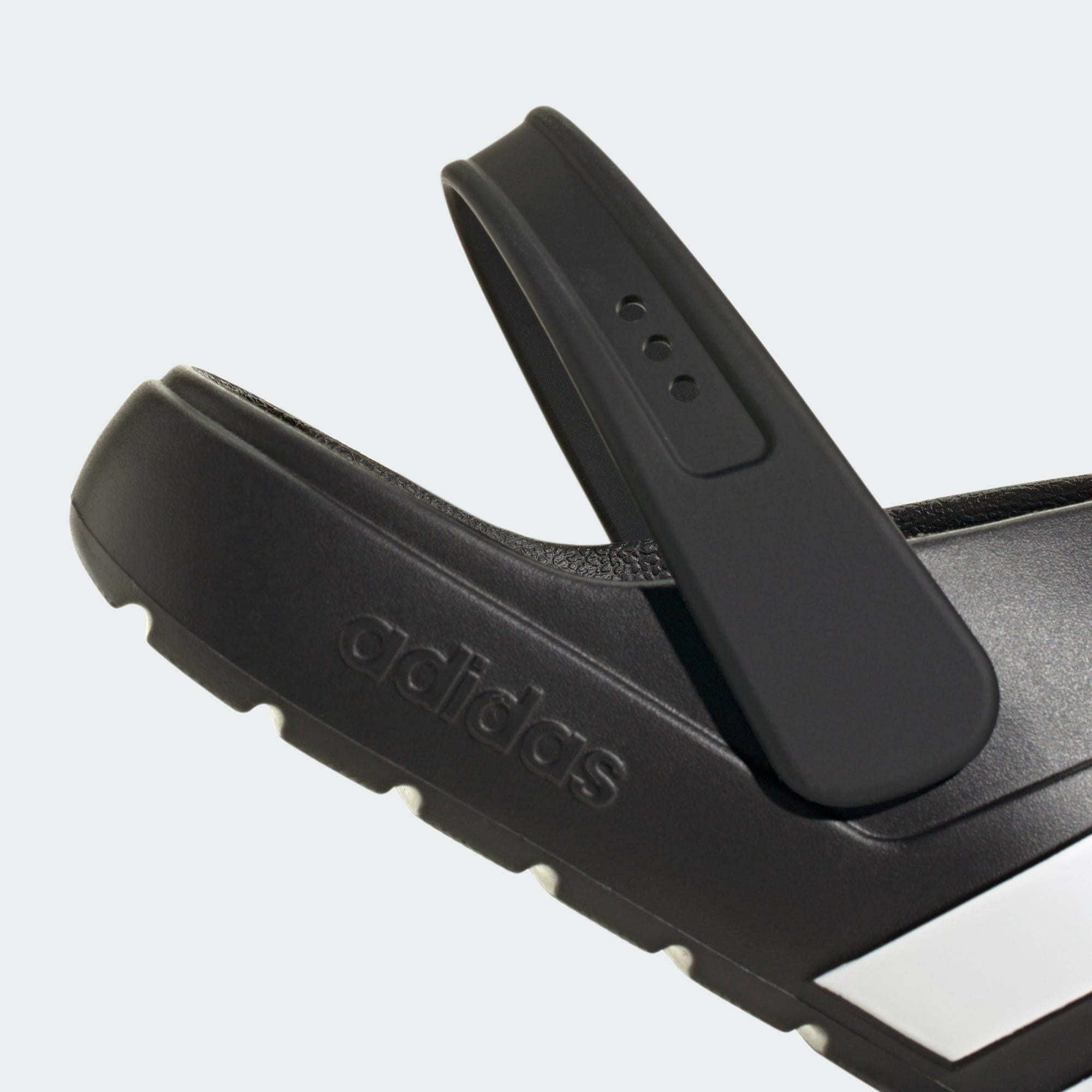  2778 - HÀNG CHÍNH HÃNG - DÉP ADIDAS - SỤC ADILETTE 2.0 - ĐEN SỌC TRẮNG - CODE: JQ8058 