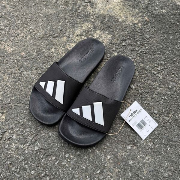  2767 - HÀNG CHÍNH HÃNG - DÉP ADIDAS LITE SS26 - CORE BLACK - CODE JS3565 