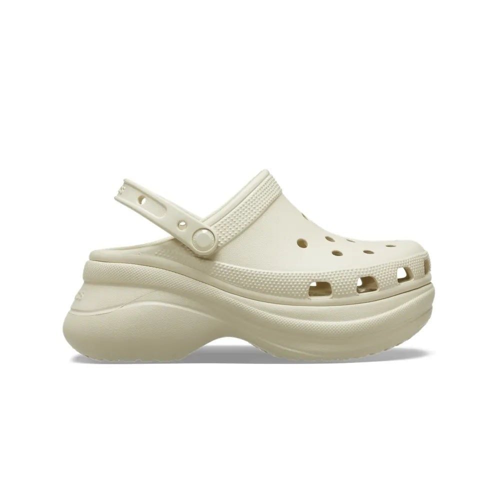  2754 - HÀNG CHÍNH HÃNG - Dép Clog Nữ Crocs Bae *Đế Cao* - Be - Code: 206302-2Y2 