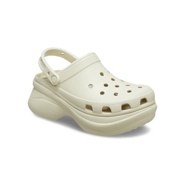  2754 - HÀNG CHÍNH HÃNG - Dép Clog Nữ Crocs Bae *Đế Cao* - Be - Code: 206302-2Y2 