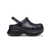  2756 - HÀNG CHÍNH HÃNG - Dép Clog Nữ Crocs Bae *Đế Cao* - Đen - Code: 206302-001 