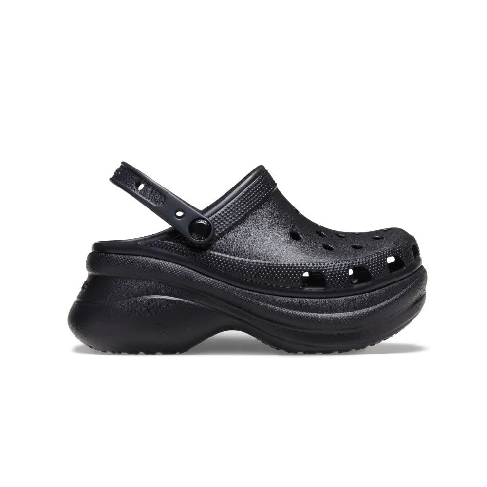  2756 - HÀNG CHÍNH HÃNG - Dép Clog Nữ Crocs Bae *Đế Cao* - Đen - Code: 206302-001 