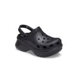  2756 - HÀNG CHÍNH HÃNG - Dép Clog Nữ Crocs Bae *Đế Cao* - Đen - Code: 206302-001 