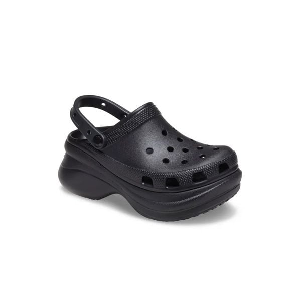  2756 - HÀNG CHÍNH HÃNG - Dép Clog Nữ Crocs Bae *Đế Cao* - Đen - Code: 206302-001 