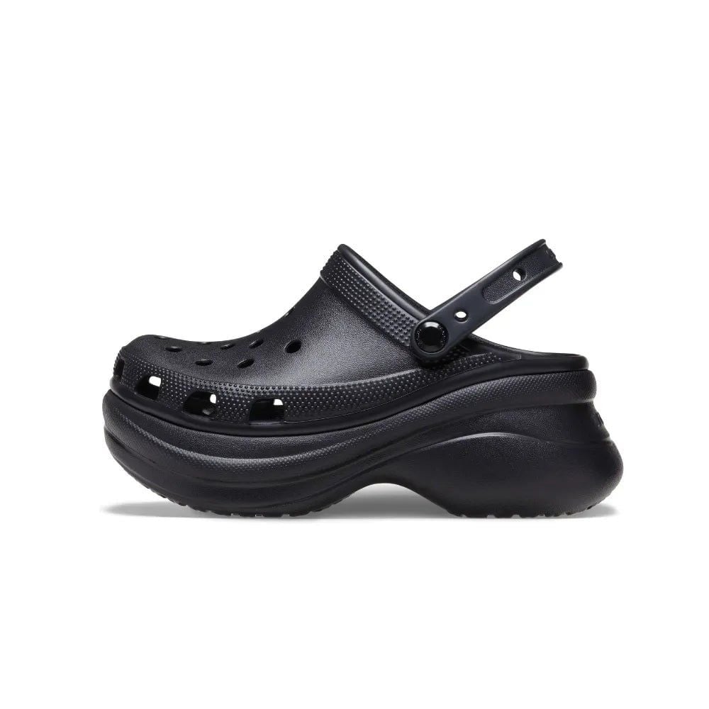  2756 - HÀNG CHÍNH HÃNG - Dép Clog Nữ Crocs Bae *Đế Cao* - Đen - Code: 206302-001 
