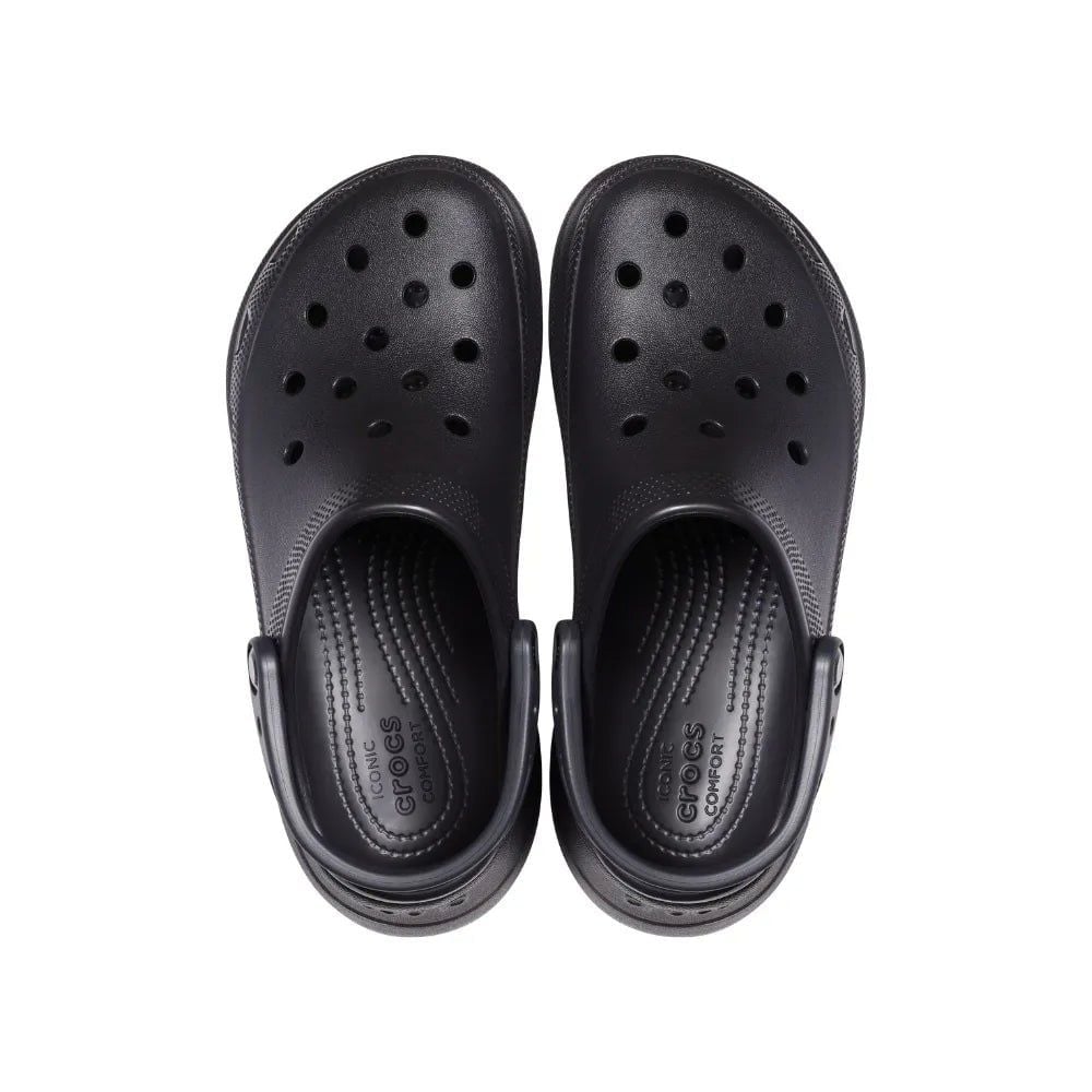  2756 - HÀNG CHÍNH HÃNG - Dép Clog Nữ Crocs Bae *Đế Cao* - Đen - Code: 206302-001 