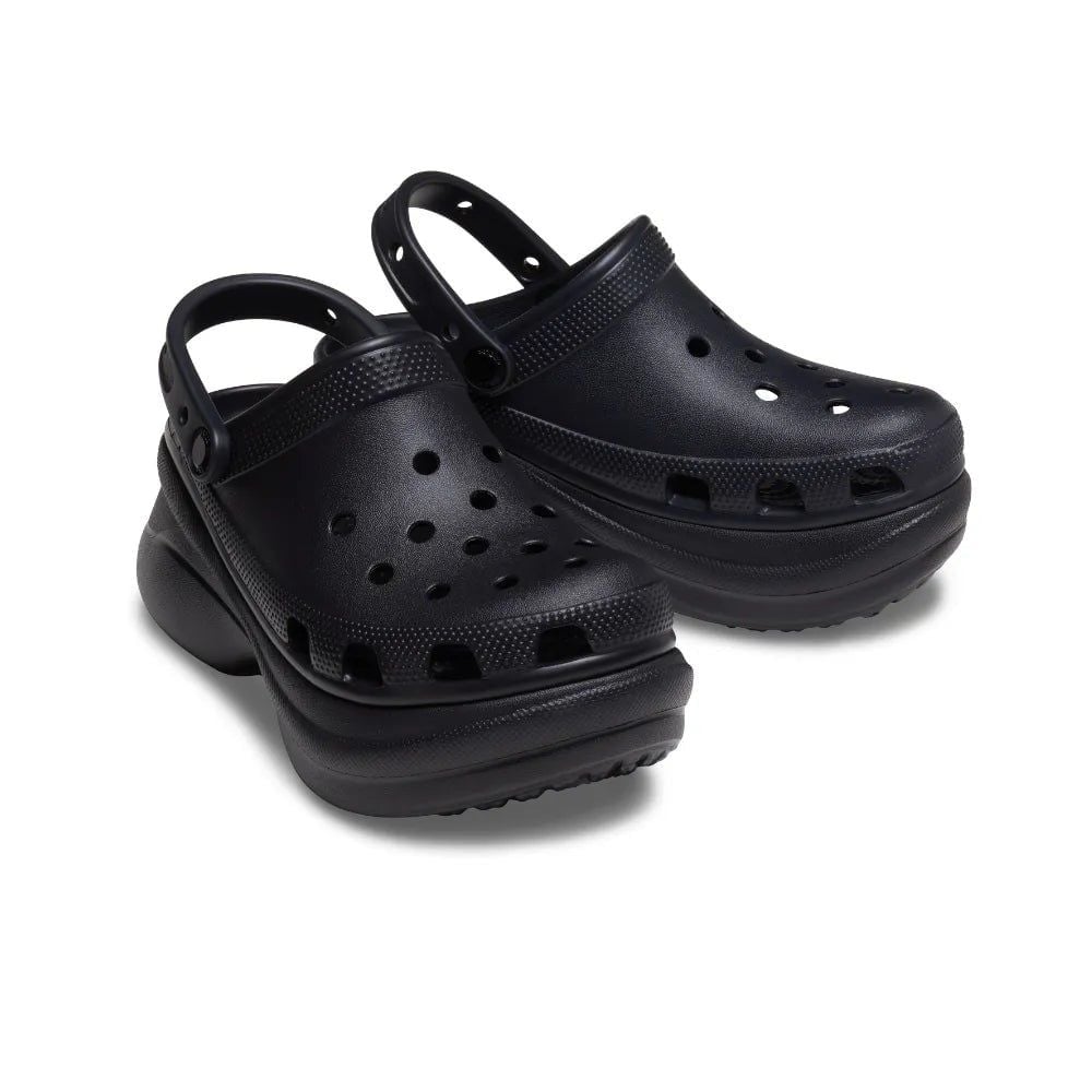  2756 - HÀNG CHÍNH HÃNG - Dép Clog Nữ Crocs Bae *Đế Cao* - Đen - Code: 206302-001 