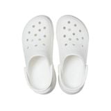  2755 - HÀNG CHÍNH HÃNG - Dép Clog Nữ Crocs Bae *Đế Cao* - Trắng - Code: 206302-100 