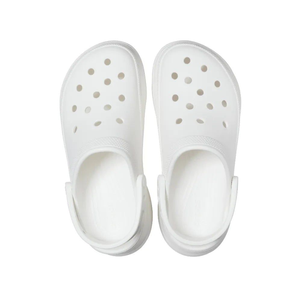 2755 - HÀNG CHÍNH HÃNG - Dép Clog Nữ Crocs Bae *Đế Cao* - Trắng - Code: 206302-100 