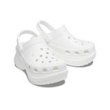  2755 - HÀNG CHÍNH HÃNG - Dép Clog Nữ Crocs Bae *Đế Cao* - Trắng - Code: 206302-100 