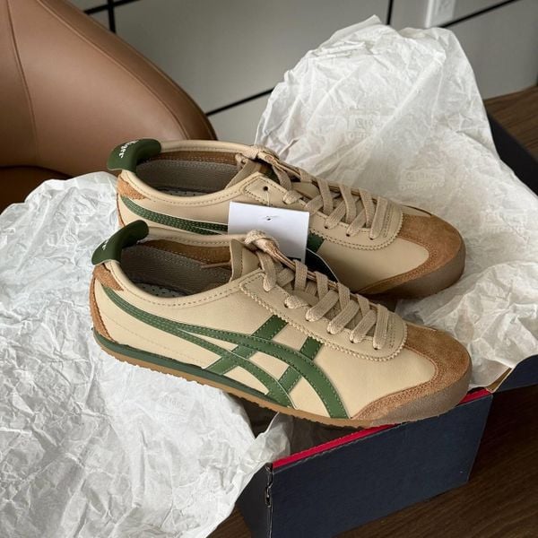  2798 - HÀNG CHÍNH HÃNG - GIÀY ONITSUKA TIGER - BEIGE GREEN - CODE: 1183C102-250 