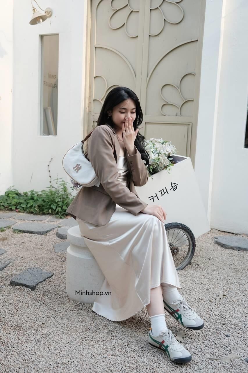  2775 - HÀNG CHÍNH HÃNG - GIÀY Onitsuka Tiger Mexico 66 - White Green - DL408-1684 