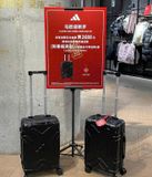  2776 - HÀNG CHÍNH HÃNG - VALI ADIDAS AIRCRAFT SS26 - 22INCH - MÀU ĐEN 