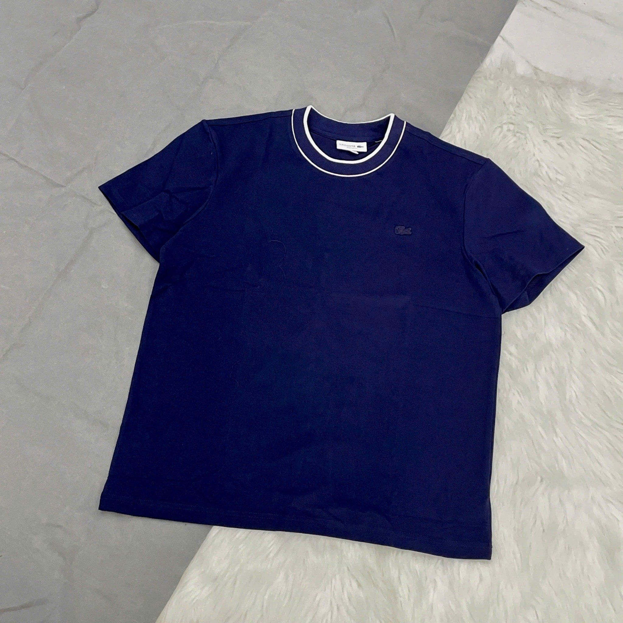  2727 - HÀNG CHÍNH HÃNG - ÁO THUN LACOSTE -  NAVY - CODE: TH1004 166 