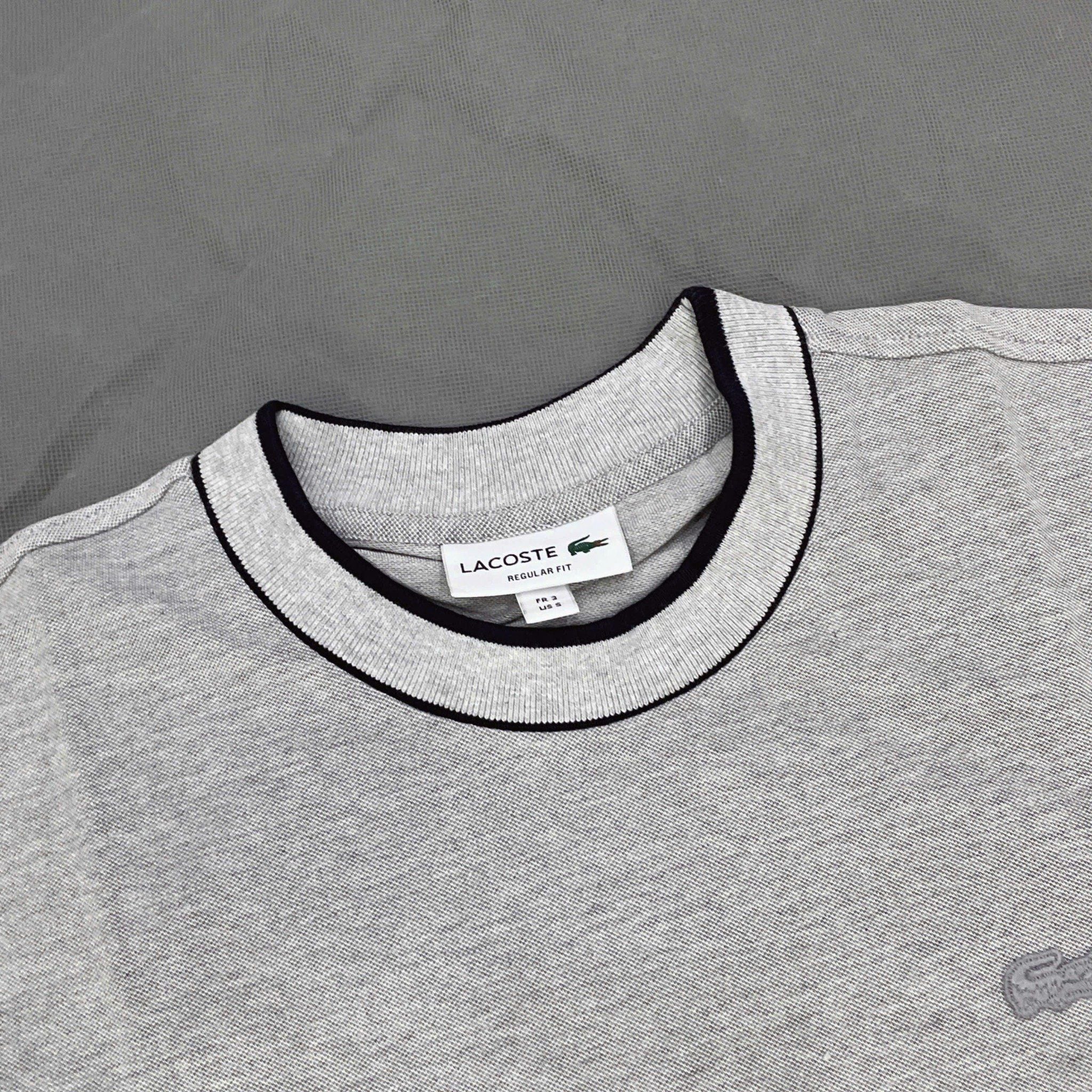  2726 - HÀNG CHÍNH HÃNG - ÁO THUN LACOSTE - XÁM - CODE: TH1004 10 