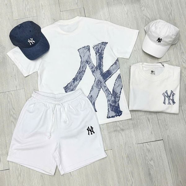  2737 - HÀNG CHÍNH HÃNG - ÁO THUN NEW ERA -  NY Rawstitch - Trắng - Code: 14621892 