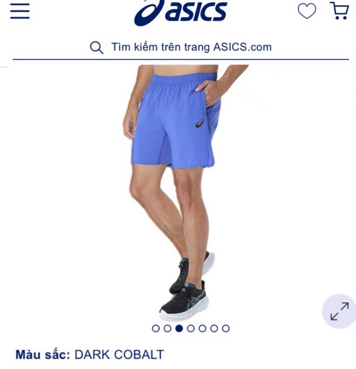  2747 - HÀNG CHÍNH HÃNG - Quần Short Asics 7inch onAir - Xanh Biển (5) - Pickleball / Thể Thao 