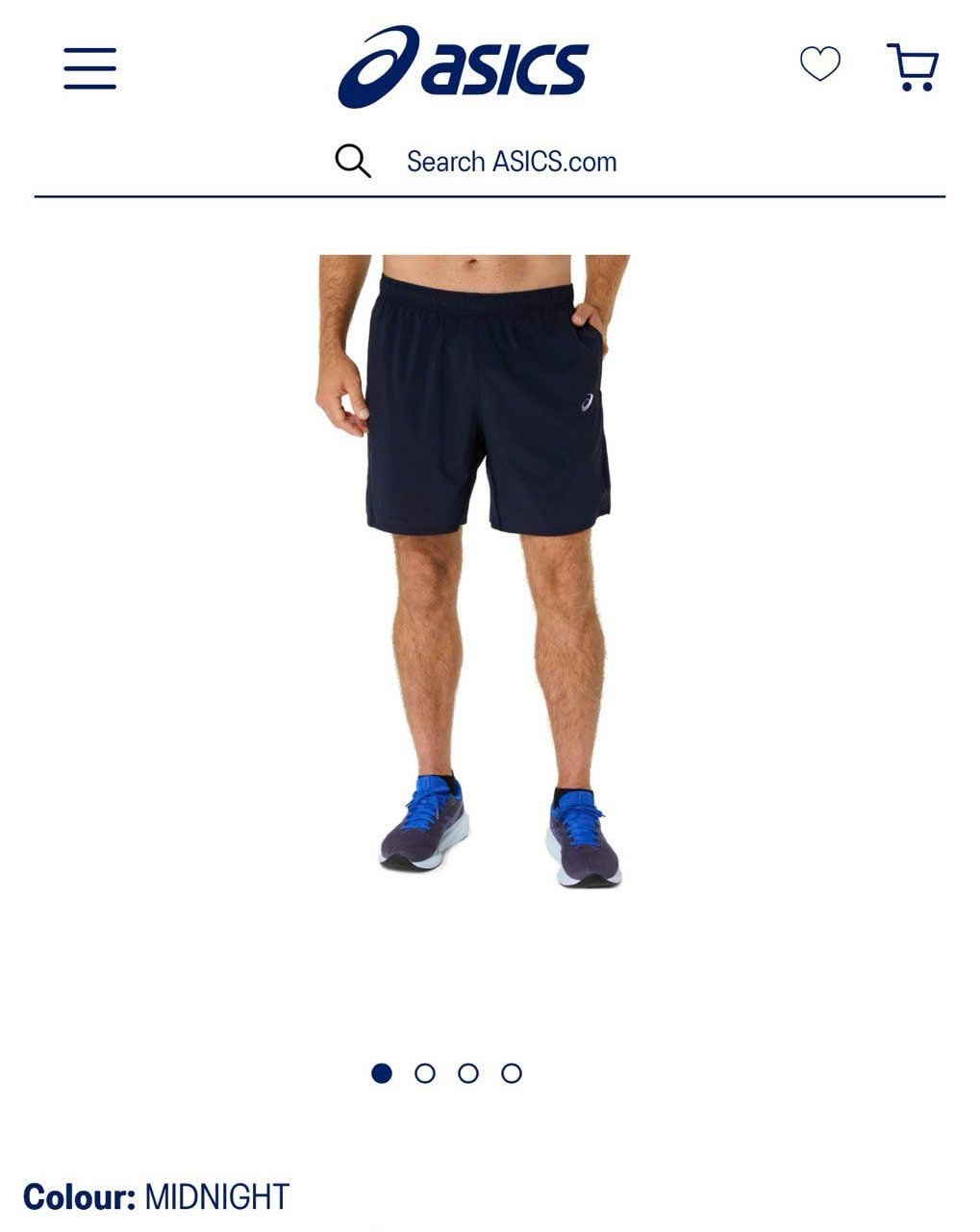  2743 - HÀNG CHÍNH HÃNG - Quần Short Asics 7inch onAir - ĐEN (1) - Pickleball / Thể Thao 